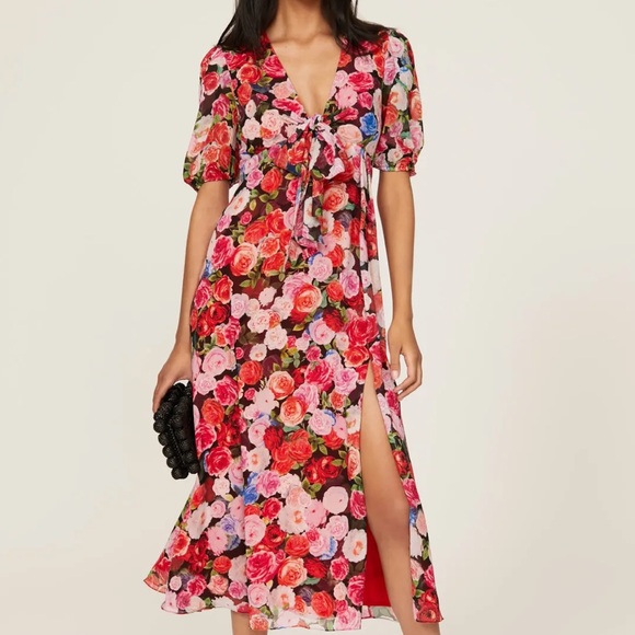 Ieena For Mac Duggal Dresses & Skirts - Ieena For Mac Duggal Floral Print Women's Dress Size 4